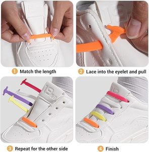 Lacets en silicone de haute qualité HF Free Tie pour le sport et les loisirs, excellente qualité pour les activités sportives et de loisirs - Product Image 3