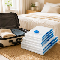Sacs de rangement sous vide, sacs de compression portables pour les voyages, économiseur d'espace pour les bagages