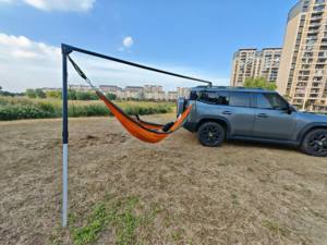 SUV extérieur Portable réglable en alliage d'aluminium Camping hamac support Durable 1-2 personne pour la randonnée et le voyage - Product Image 4