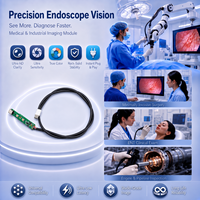 Module de caméra USB étanche OV9734 3,9 mm OD CMOS 1MP 1280x720P 140° avec câble de 2 m pour PC direct