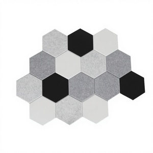 Panneaux acoustiques légers en fibre de polyester MQ 60x60cm – Solutions d'isolation phonique faciles à installer pour bureaux ouverts et appartements - Product Image 2