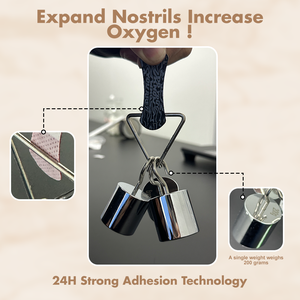 Cerotti Nasali Neri per Russare - Extra Forti, Adesivo Resistente all'Olio, Discreti e Sicuri per Uso Notturno Continuo - Product Image 3