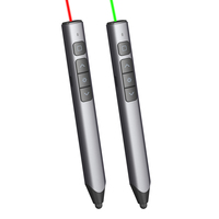 Clicker PPT inalámbrico, puntero de control remoto de presentación USB de 2,4 GHz con puntero láser y Página Arriba/Abajo para PowerPoint