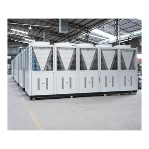 Cooling System 200 Ton High Reliability Commercial Air-Cooled Water Screw Chiller Industrial Unit Air Cooling System