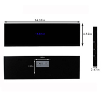 Écran tactile LCD large IPS 2K de 14,5 pouces 2560x720, entrée vidéo Mini Type-C, pour jeux / affichage de boîtier PC CPU GPU