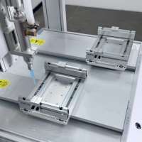 Distributeur de colle industrielle Daheng avec PLC pour la liaison de circuits électroniques de haute précision et d'éclairage