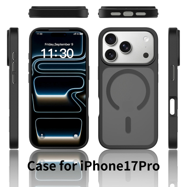 Matte Anti Fingperprint N52 Strong Magnetic Anti Fall Shockproof Phone Case Cover for iPhone 18 17 16 15 14 13 Pro Max Plus