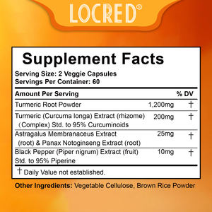 2024 Новое поступление, куркума, куркумин, стандартизированные 95% куркуминоиды для мужчин и женщин - Product Image 4