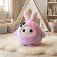 Jouet robot interactif en peluche AI, lapin intelligent, poupée interactive, rembourrage en coton PP, compagnon en peluche doux pour enfants