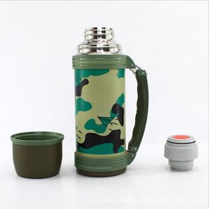1200ml Large Climbing Outdoor Sport Water <b>Bottle</b> Custom Stainless Steel Thermos <b>Flask</b> <b>Bottle</b> Kettle - Product Image 6