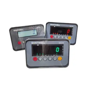 Célula de carga de medida electrónica Digital con retroiluminación LCD de 6 dígitos, indicador de pesaje SK210 para báscula de plataforma y báscula de suelo
