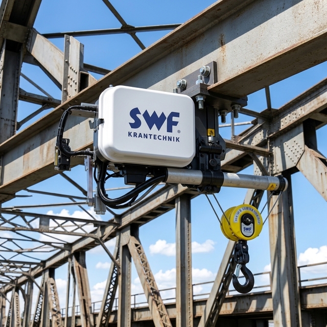 SWF European Wire Rope Hoist with Wireless Remote Control and Seaworthy Wood Box Packing 5 Ton 10 Ton
