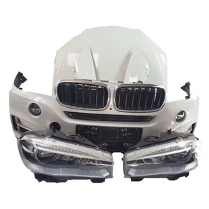 适用于宝马X5 F15改装M型前保险杠，带格栅，适用于宝马车身套件汽车保险杠2007-2013