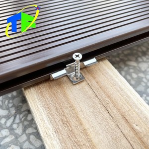 Clips de terrasse Composite Clip de <span class=keywords><strong>fixation</strong></span> Clip de panneau <span class=keywords><strong>Plaque</strong></span> décorative Composite <span class=keywords><strong>Fixation</strong></span> cachée Clip en métal - Product Image 5