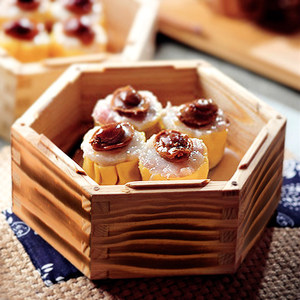 Caja de vaporera de madera portátil para cocina a gas, pequeña, estilo cantonés, para repostería, con tapa, 1.ª planta - Product Image 4
