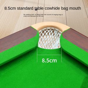 Mesa de <span class=keywords><strong>Billar</strong></span> de Cinco Puntos Fácil de Usar, Mesa de Entrenamiento de <span class=keywords><strong>Billar</strong></span> de Pizarra de 9 Pies, Mini <span class=keywords><strong>Billar</strong></span> con Retorno de Bolas, 2 en 1 para Adultos y Niños - Product Image 6