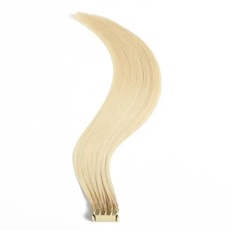 6D second generation Remy hair 100% human hair blonde #6018 inches factory direct sale