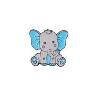 Lencana Logo Harimau Logam Grosir yang Dapat Disesuaikan, Pin Lencana Nama Kustom Enamel, Anime Kartun Enamel Keras UV Warna Kustom Modern