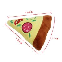 Lebensmittelförmige Plüsch-Welpen-Kauspielzeuge, Hundegeschenk-Spielzeuge, Umweltfreundliche Quietschende Langlebige Kauspielzeuge für Hunde, für Zahnende Haustiere