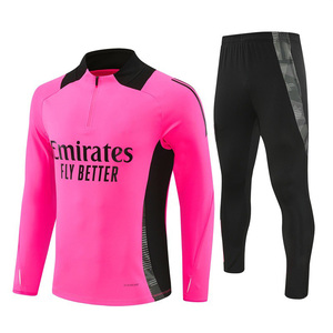 Tuta da Allenamento Real Madrid di Alta Qualità, Completo Sportivo da <span class=keywords><strong>Calcio</strong></span>, Maglia da Allenamento FC, Uniforme Sportiva Sublimata per Uomo - Product Image 1