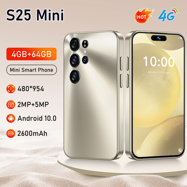 Wholesale S25 Mini Android Smartphone 4.0'' HD Display 4+64GB MTK6737 2600mAh 3G/LTE Version Bulk Deals Mobile Phone