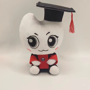 Jouet en peluche personnalisé avec logo du fabricant, cadeau promotionnel pour dentistes, oreiller dentaire en peluche douce, jouet en peluche en forme de dent de dessin animé, personnalisé pour cadeau - Product Image 5