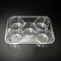 Scatola Trasparente Monouso in PET Eco-Friendly per Gnocchi di Gamberi/Gnocchi di Zucca - Forma/Dimensione/Logo Personalizzabili