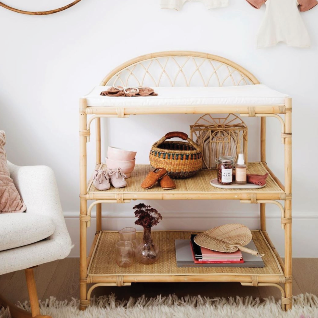 diaper changing table wood