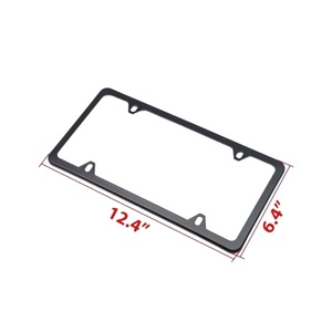 Cadre de <span class=keywords><strong>plaque</strong></span> d'<span class=keywords><strong>immatriculation</strong></span> de voiture personnalisé en acier inoxydable, support universel pour <span class=keywords><strong>plaque</strong></span> d'<span class=keywords><strong>immatriculation</strong></span> américaine, cadre de <span class=keywords><strong>plaque</strong></span> d'<span class=keywords><strong>immatriculation</strong></span> en métal antirouille, OEM - Product Image 4