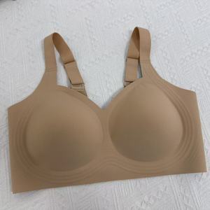 Soutien-gorge sans couture confortable et sans armatures pour femme, avec logo personnalisé, en maille fine, à couvrance totale, pour usage quotidien, avec maintien doux, grandes tailles, vente en gros - Product Image 6