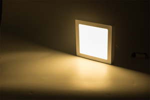 Lámpara LED <span class=keywords><strong>de</strong></span> Panel para Oficina, Moderna, <span class=keywords><strong>de</strong></span> 12W/18W/24W, Ahorro <span class=keywords><strong>de</strong></span> Energía, Montaje en Superficie, Cuadrada, para Uso Comercial, Diseño Delgado y Redondo - Product Image 4
