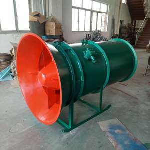 Ventilador de Flujo Axial a Prueba de Explosiones FBCZ para Minería, Frecuencia de 50 Hz, 380 V, Tipo de Rodamiento de Bolas, Bajo Nivel para Extracción de Aire en Granjas - Product Image 1