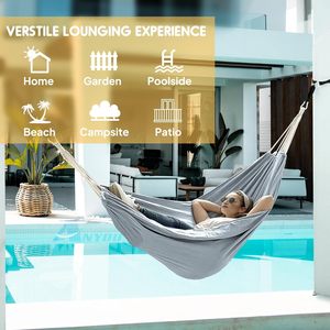 Hamaca de Camping Portátil Ligera de Doble y Individual Plazas, 210T, para Todas las Estaciones, para Viajes y Senderismo al Aire Libre - Product Image 5