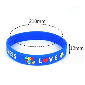 Bracelet en silicone pour enfants autistes gravé avec des messages inspirants pour la sensibilisation à la croissance, encourageant la compréhension et le soutien - Product Image 4