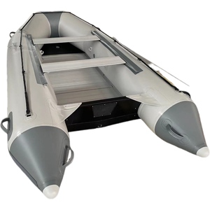 Produttore Professionale di Imbarcazioni per Sport Acquatici, Yacht Gonfiabile da 12 Piedi, Barca Pieghevole Stabile con Fondo Piatto e Motore in PVC - Product Image 4