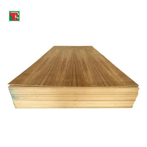 5毫米柚木单板胶合板批发16 12 18毫米4毫米直线柚木单板家具花式胶合板