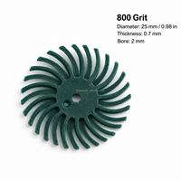 Disque de polissage radiale en nylon Boasta 25 mm, grain 80-5000, pour bijoux, métal, bois – Outil de finition