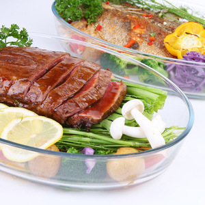 <span class=keywords><strong>Bandeja</strong></span> para Hornear Pasteles Ovalada Hokoo, de Vidrio Borosilicato de Alta Calidad, Ecológica, Libre de BPA, Apta para <span class=keywords><strong>Horno</strong></span>, Microondas y Lavavajillas, Resistente al Calor - Product Image 2