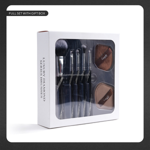 Ensemble de pinceaux à maquillage en forme de S Gracedo, 5 pinceaux + sac de rangement portable, outils cosmétiques pratiques pour les maquilleurs - Product Image 6