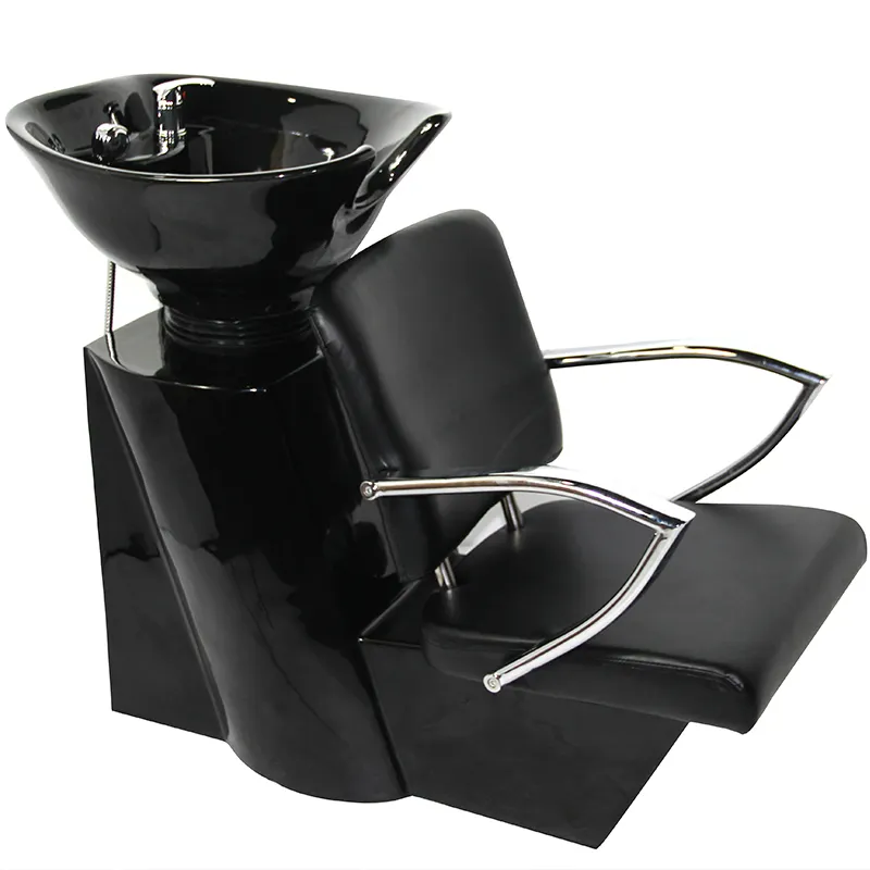 Sıcak satış Modern ucuz kuaför mobilyası berber yıkama lavabo şampuan sandalye