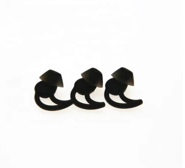 Customized Fin-Shaped Silicone Earbud Tips Winged Earphone Covers Sports Anti-Slip Ear Hooks Silicone Replacement Earbuds