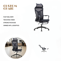 Spécification de meubles de chaise ergonomique confortable de bureau à hauteur réglable de maison exécutive avec chaise pivotante d'appui-tête