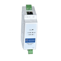 USR-DR302 Din Rail seri RS485 ke Ethernet TCP IP Server modul Ethernet Converter Modbus RTU ke Modbus TCP Unit