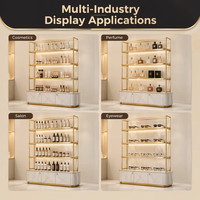 Étagère de présentation de maquillage modulaire personnalisable pour magasin de cosmétiques, style moderne, présentoir de parfums, présentoir de produits de salon