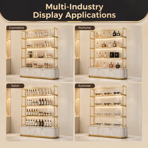 Étagère de présentation de maquillage modulaire personnalisable pour magasin de cosmétiques, <span class=keywords><strong>style</strong></span> moderne, présentoir de parfums, présentoir de produits de salon - Product Image 3