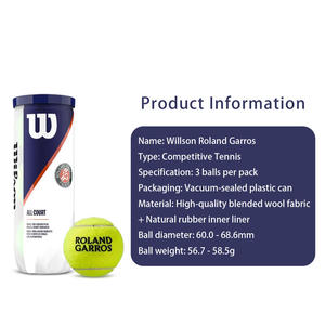 <span class=keywords><strong>Pelota</strong></span> <span class=keywords><strong>de</strong></span> Tenis <span class=keywords><strong>de</strong></span> Alta Calidad, Resistente, Aprobada por la ITF, Sin Presión, para Tenis <span class=keywords><strong>de</strong></span> Playa, 57 g, Rebote <span class=keywords><strong>de</strong></span> 135-147 cm, para Entrenamiento Multideportivo - Product Image 5