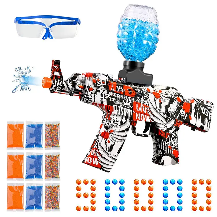Электрическая Защитная игрушка с шариковым пистолетом Splat, гелевый водяной пистолет, Akm 47, гелевые брызги M416, 2022 г.