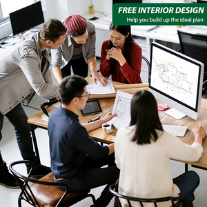 Diseño de Plano de Distribución de Restaurante Personalizado, Juego de Mesas y Sillas de Madera Modernas para Restaurante, Cafetería, Muebles para Restaurante - Product Image 2