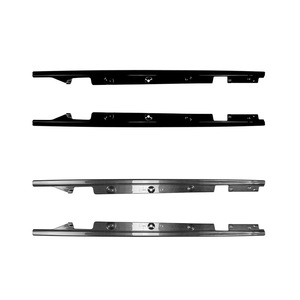 Jupes latérales Amp-Z pour BMW Série 3 E46 M Sport 1998-2005 Quatre portes Noir piano Texture fibre de carbone Finition mate - Product Image 2