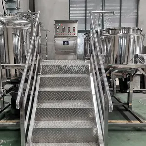 Vacuum Homogenizer Emulsification Machine Syrup Mixer Stirring Tank Mayonnaise Sauce Mixing Making Machine